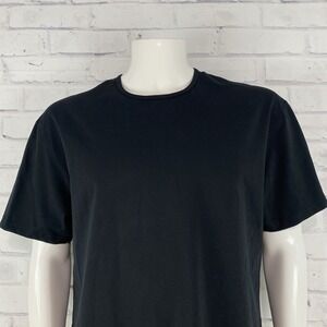 BYLT Shirt Men's Extra Large Short Sleeve Black Drop Cut S/S Lux Premium Basics